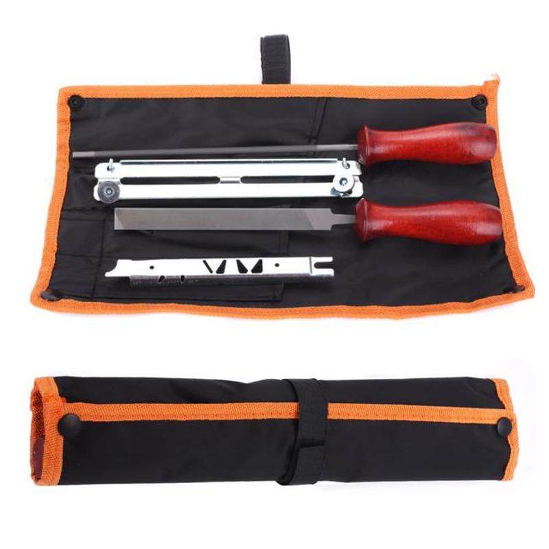 high quality 5pcs/set chainsaw sharpening filing kit 5.2mm f