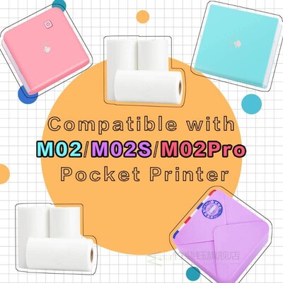 Phomemo Self Adhesive Transparent Thermal Paper Printable S