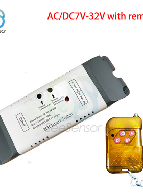 AC85V-250V AC/DC7V-32V 2 Channel Wifi Relay Module Smart WiF