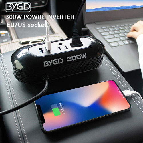 BYGD 300W Car Inverter DC 12v to AC 220V 110V Adapter Auto P