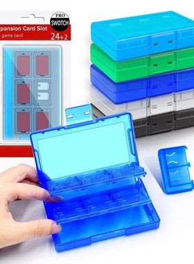 Green 24 In 1 Game Card Case For Nintendo Switch Portable S