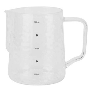 Glass Measure Cup Lightweight 500ml Coffee Cup for Hotels fo