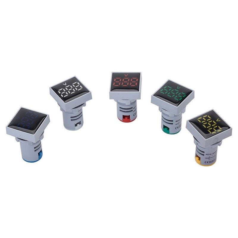 diy mini digital voltmeter 22mm square  12 500v   tester me