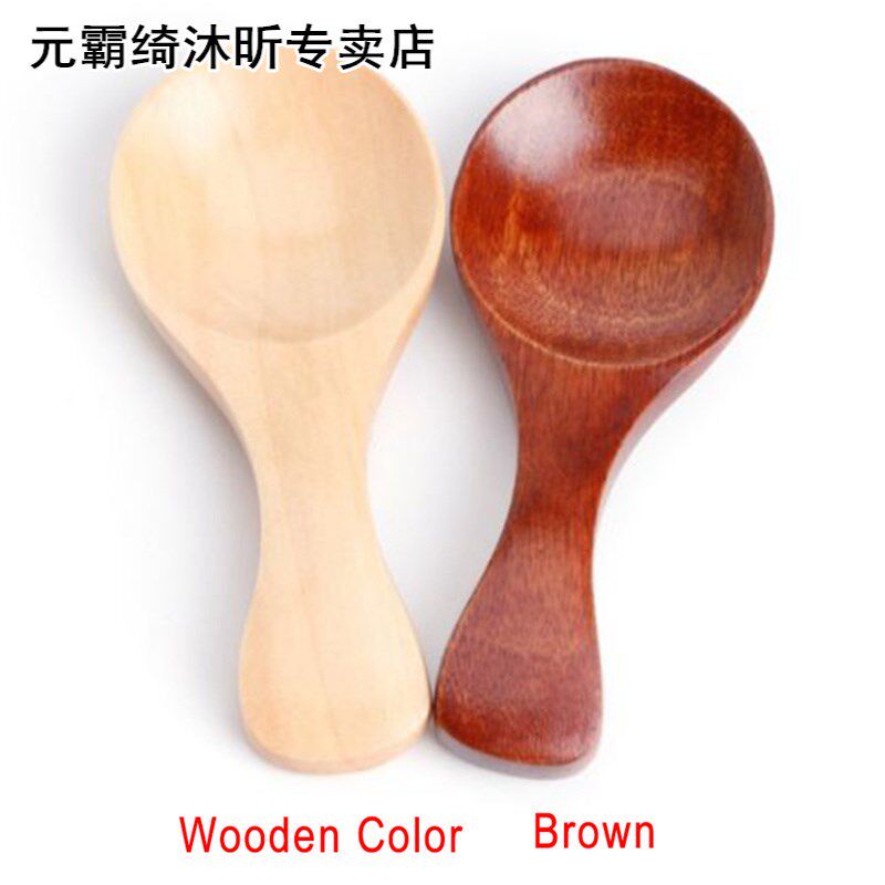 small mini wooden spoon kitchen cooking teaspoon salt sugar