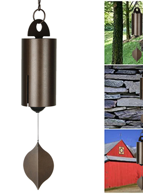 Vintage Heroic Windbell Metal Wind Chimes Deep Resonance Ser