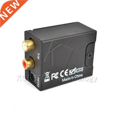 Kebidu Analog to Digital ADC Converter Optical Coax RCA Tos