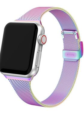 Silm strap For Apple Watch band 40mm 44mm iWatch Band 38mm