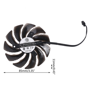 4Pin Graphics Card Cooling Fan PLD09210S12HH GTX1060/1080/10