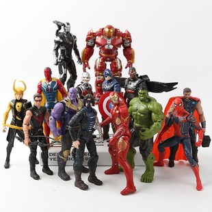 Marvel Avengers 3 Infinity War Action Figures Toys Hulk Cap