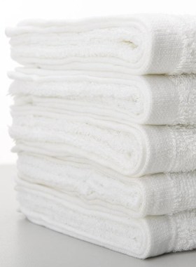 Water-absorbent Cotton Bath Beach Towels White Hotel Towel S