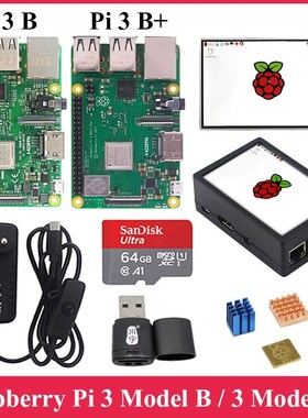 Original Raspberry Pi 3 kit + 3.5 inch 480*320 TouchScreen L