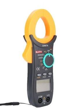 Digital Clamp Meter NJTY DC/AC Volt Amp Ohm Diode Multimete