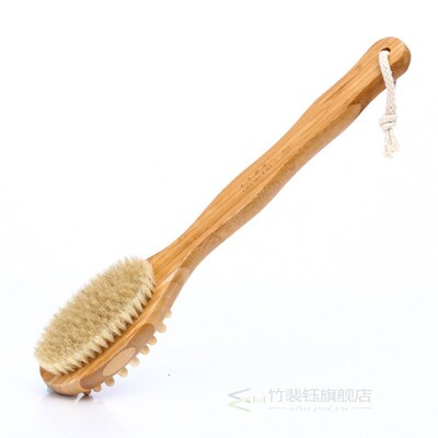 Body Brush for Dry Skin Brushing Back Scrubber for Skin Exfo