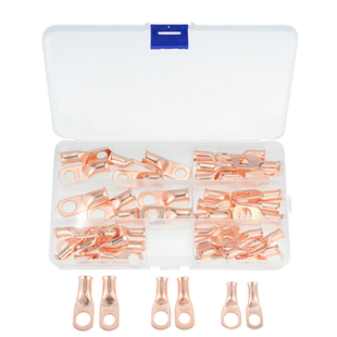 Crimp Ring BOX AWG Assortment 48PCS Terminal Copper Car Wire
