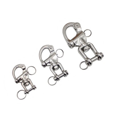 1PC Snap Swivel 304 Stainless Steel Shackle with Ring Marine