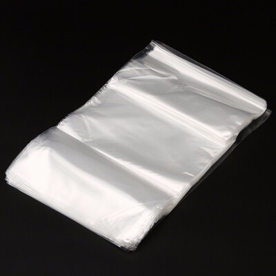 100pcs POF Transparent Shrink Wrap Film Heat Seal Bags Pouc