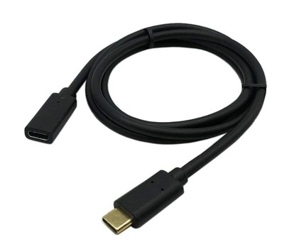 Gold plated USB type C Extension Cable  Male to Female USB