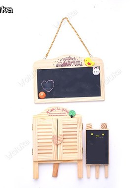 Blackboard Chalkboard with Chalks Erase Small Studio Props