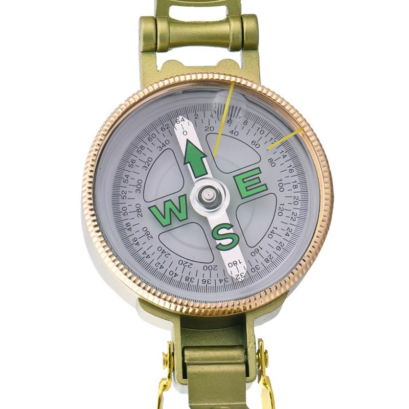 Authentic Compass Metal Band Ruler Set Magnifying Glass Lan