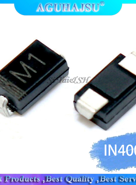 100PCS IN4001 DIODE SMA M1 1N4001 SMD 1A 50V Rectifier Diode
