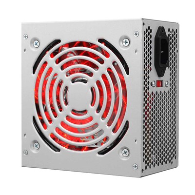 NEW 530W PC Power Passive PFC With Flash Light Mute Wear-res