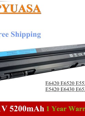 11.1V 5200mAh Laptop Battery T54FJ M5Y0X N3X1D P9TJ0  Dell L