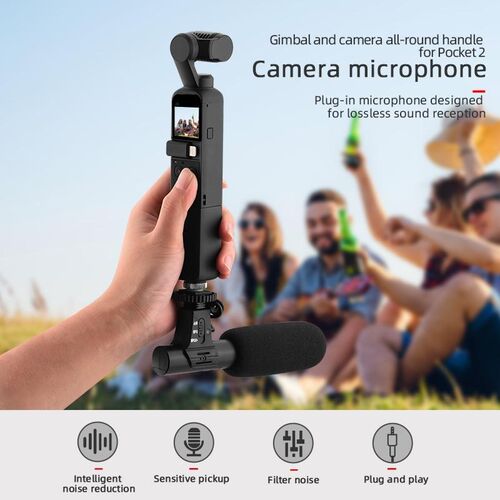 EastVita  For Dji Pocket 2 3.5mm microphone Camera Micropho