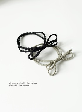 Hair rope tied hair bow flower headdress rubber band headban