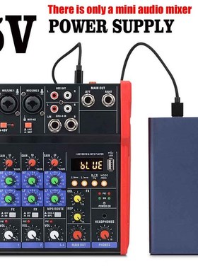 4 Channels Karaoke Sound Card Bluetooth Stage Home KTV USB 5