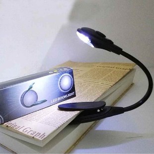 Flexible Reading LED Light Book Light Clip-on Beside Bed Ta