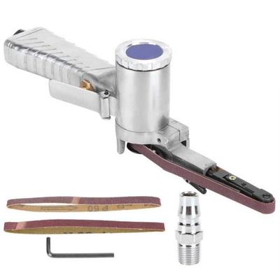 1set Pneumatic Belt Sander 10mm Woodworking Grinding Polishi