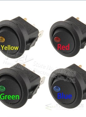 2pcs SPST Switch 3 pins ON OFF Rocker Switch 12V led rocker