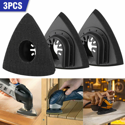 3pcssssssssss Triangulars Sanding Pad Oscillating Multitool