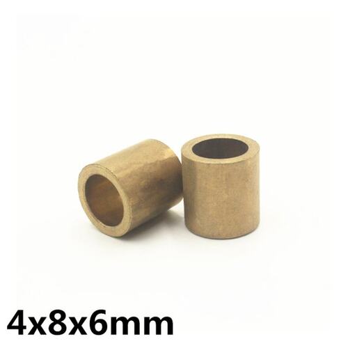 10pcs 4x8x6mm FU-1 Powder Metallurgy oil bushing porous bear