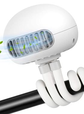 Portable Handheld Stroller Fan Personal Clip-on Desk Fan Coo