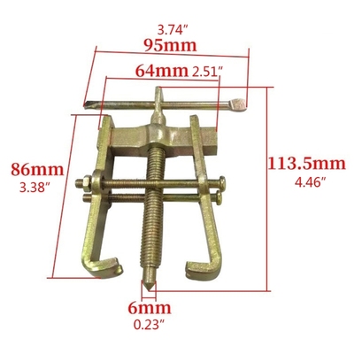 3-inch 2 Jaws Roller Extractor Repair Tools Used for Automot