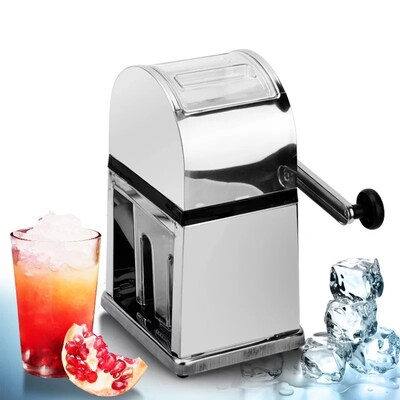 Stainless Steel Ice Crusher Mini Ice shavers Chopper Manual