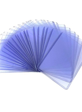 50Pcs Holder Toploaders and Clear Sleeves for Collectible Tr