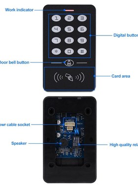 RFID Access Control System Kit Standalone Controller Keypad