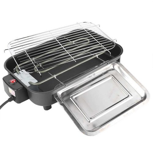 Electric BBQ Grill Stainless Steel Smokeless Barbecue Machin