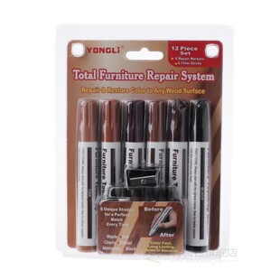 1Set Wood Repair System Kit Filler Sticks Touch Up Marker Fl