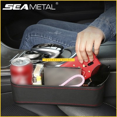 Seat Crevice Storage Boxes Non-Slip Auto Seat Gap Storage Bo