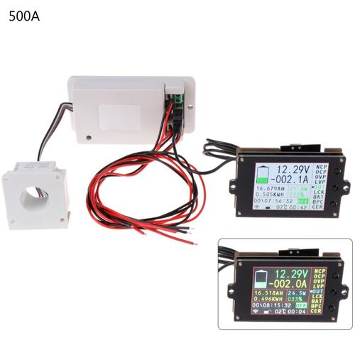 DC 500V 100A 200A 500A Wireless voltage meter ammeter Solar