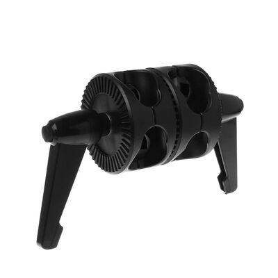 Dual Swivelling Grip Head Double Angle Tilt Mount Wheel Clam