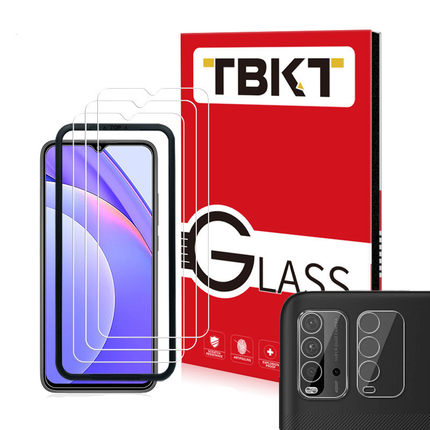 4in1 Protective Glass For Xiaomi Redmi Note 9 7 8 Pro 9S 9T