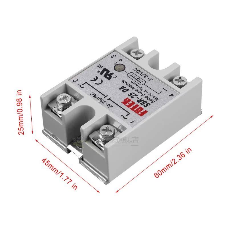 *1pc Newest 1pcs Solid State Relay Module SSR-25DA 25A /250V