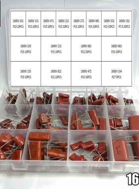 1600V 155Pcs/Box 24 Types 331 151 471 222 272 681 332 103 12