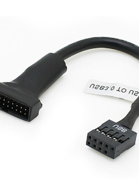 1Pcs 19/20 Pin USB 3.0 Female To 9 Pin USB 2.0 Male Motherbo