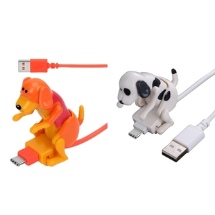 Stray Dog Phone Charger Cable Funny Moving Humping Dog Type-
