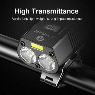 X-TIGER Bicycle Light Rainproof  Bike Flashlight USB Recharg